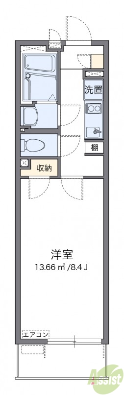 代表的な間取のため実際の間取とは異なる場合があります