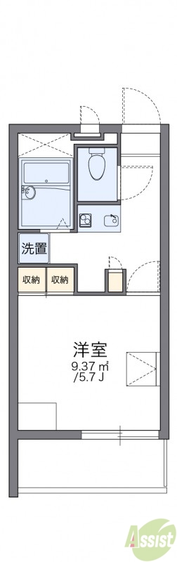 2階の間取り図