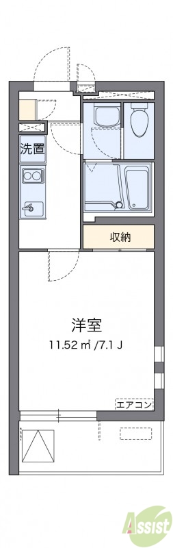 代表的な間取のため実際の間取とは異なる場合があります