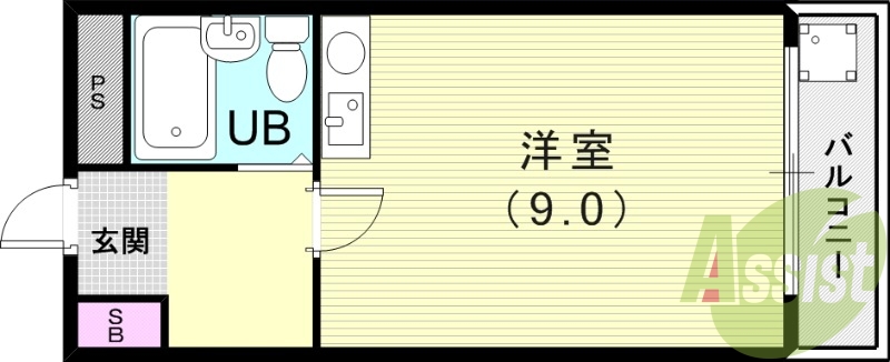 3階の間取り図