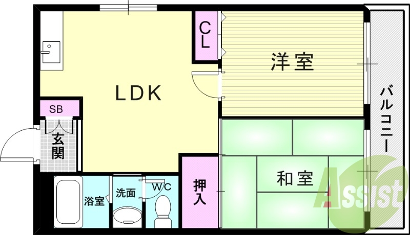 3階の間取り図