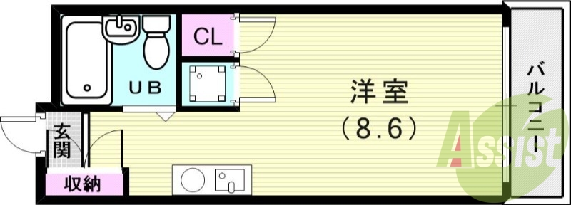 3階の間取り図
