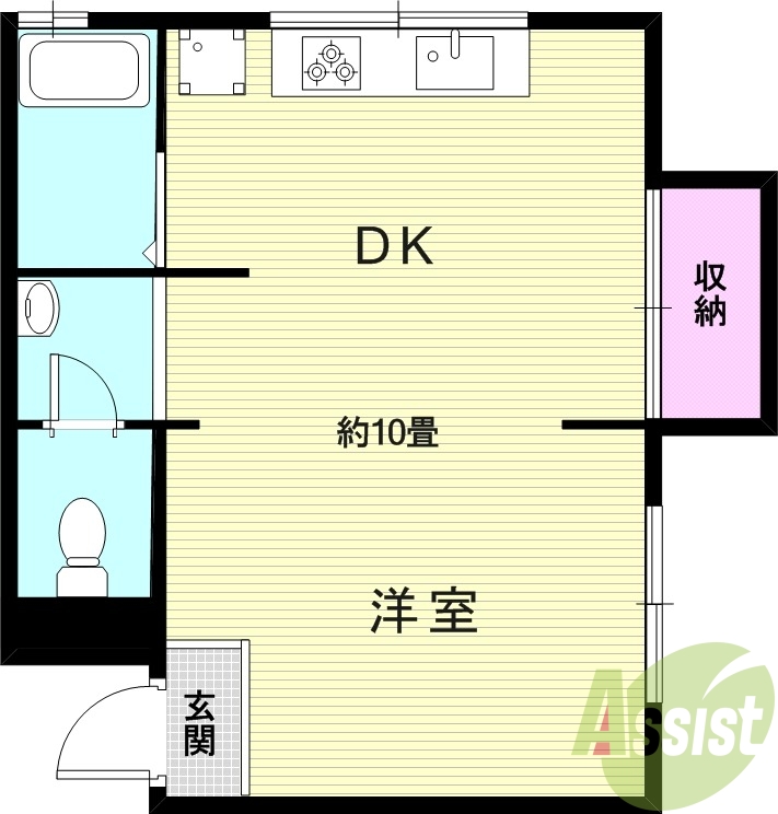 2階の間取り図