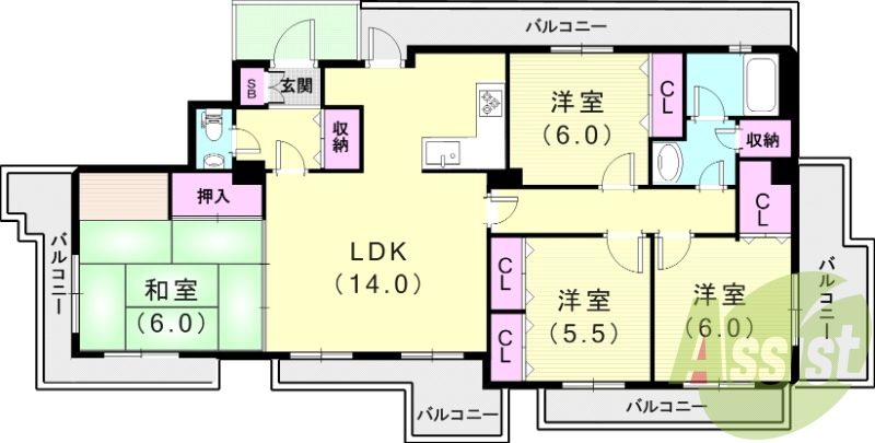 間取図