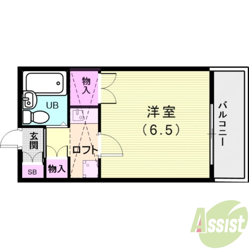 1階の間取り図