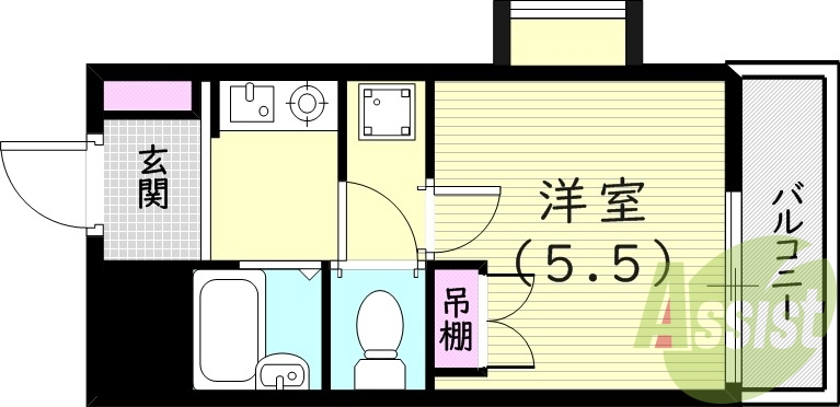 1階の間取り図