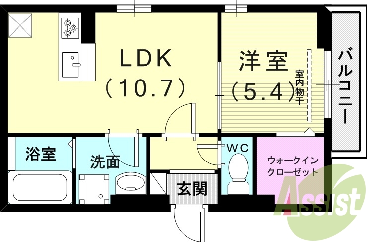 3階の間取り図
