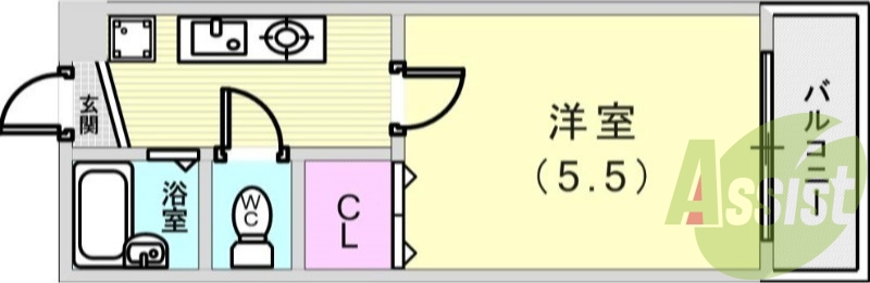 3階の間取り図