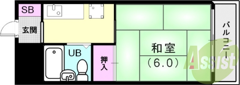 2階の間取り図