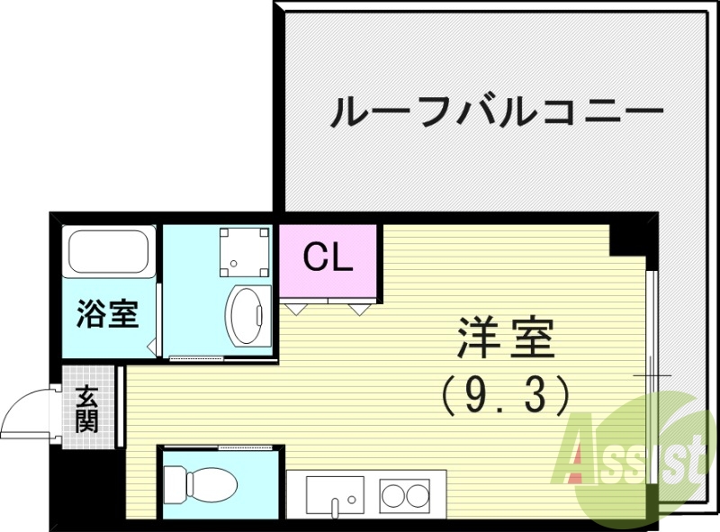 3階の間取り図
