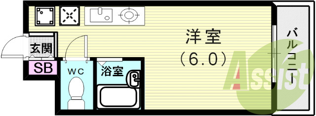 3階の間取り図