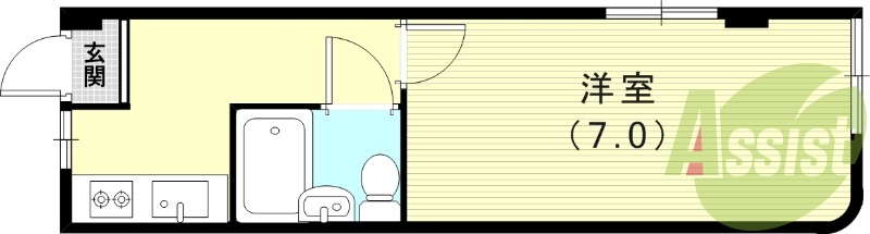 4階の間取り図