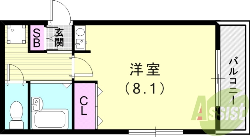 3階の間取り図