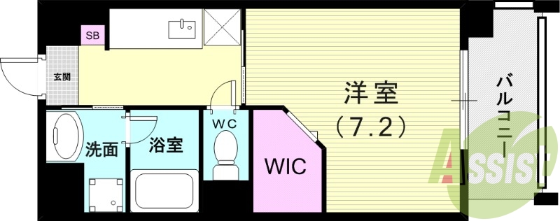 3階の間取り図