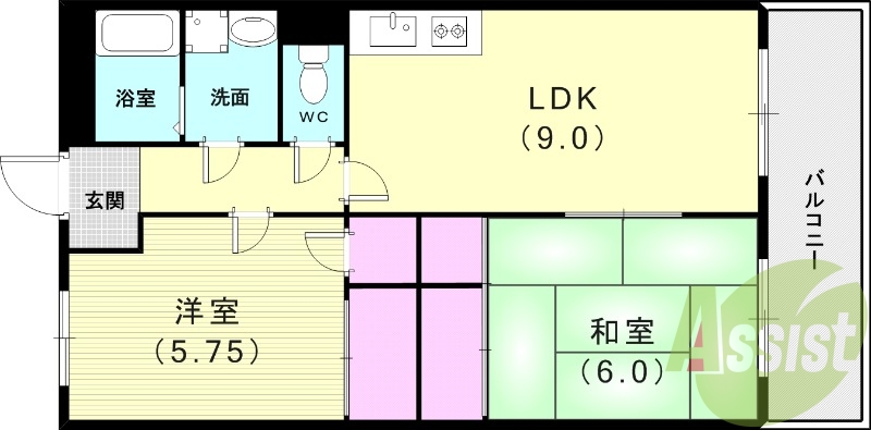 3階の間取り図