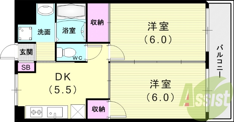3階の間取り図