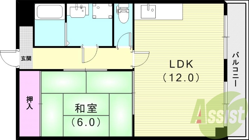 3階の間取り図