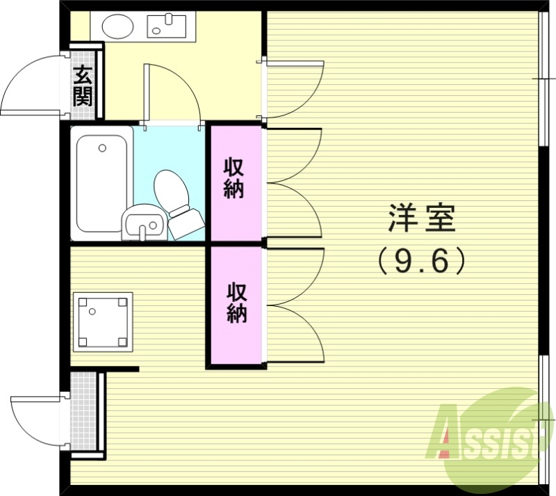 2階の間取り図