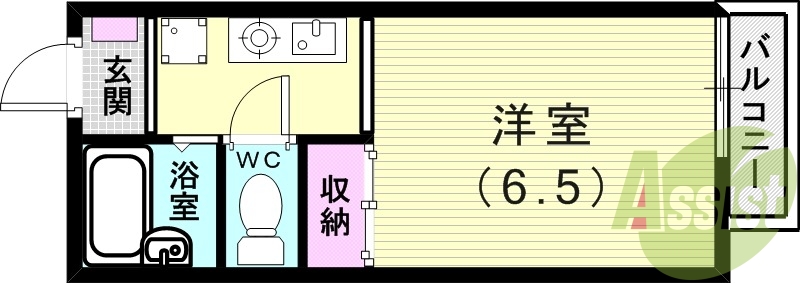 1階の間取り図