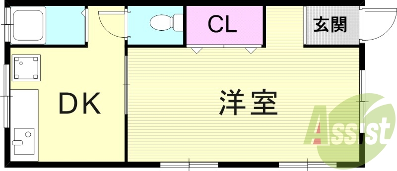 2階の間取り図