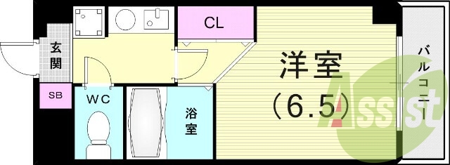 2階の間取り図