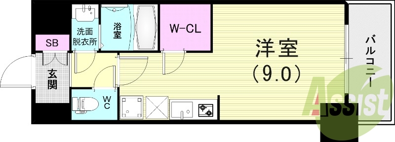 7階の間取り図