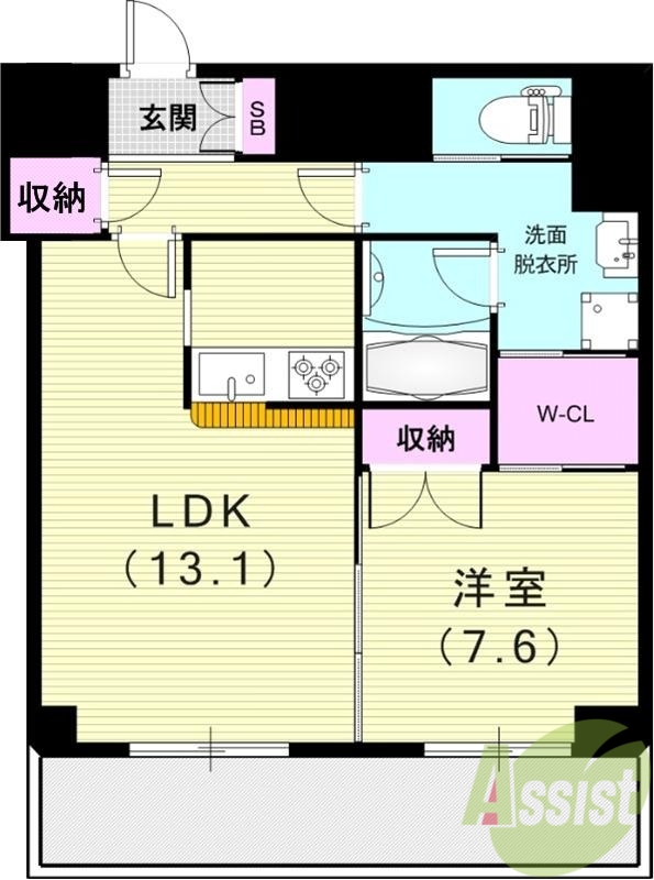 10階の間取り図