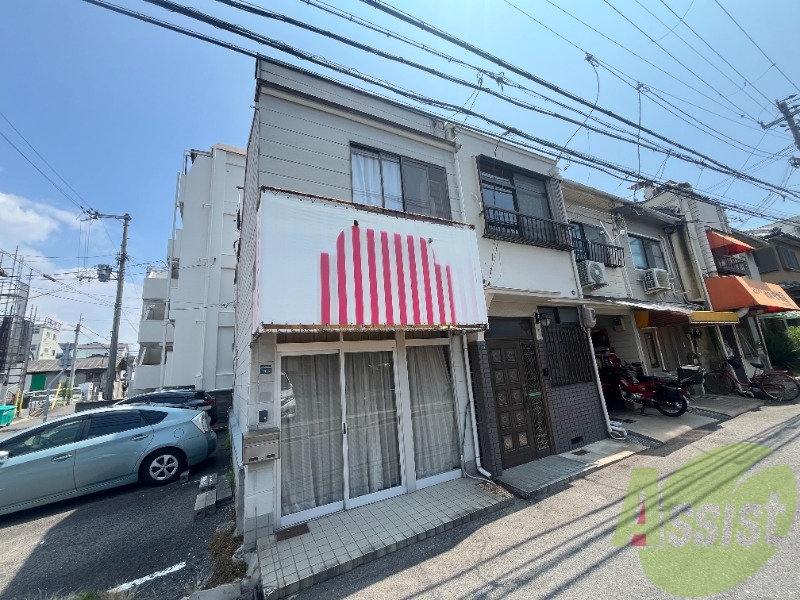 馬場町連棟住居の外観