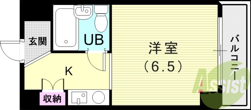 1階の間取り図