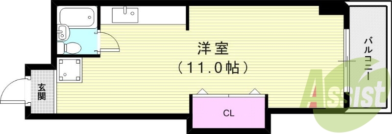 5階の間取り図