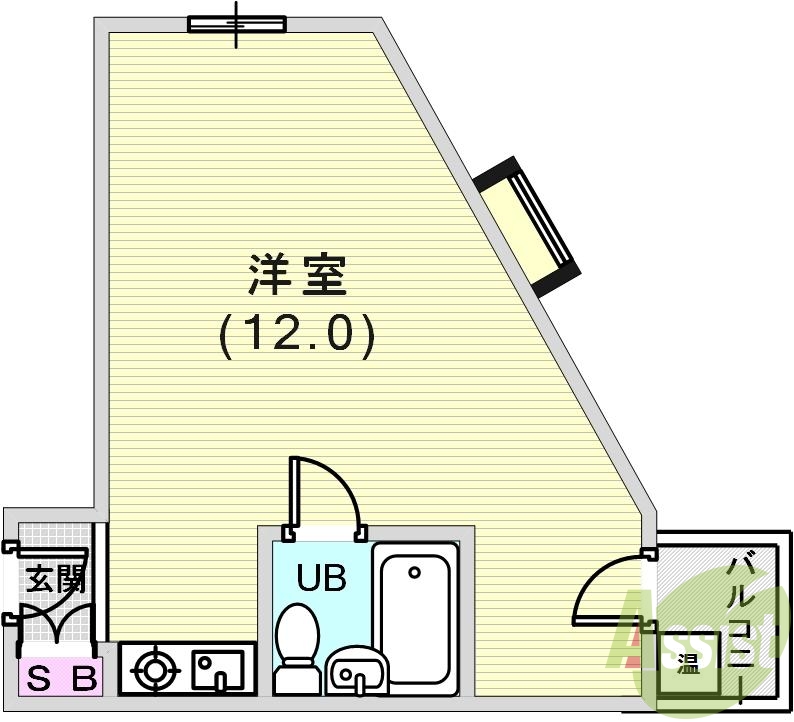 7階の間取り図