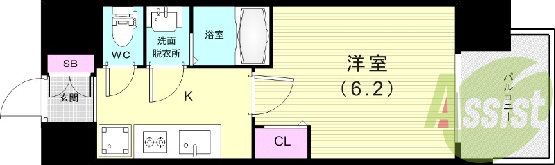3階の間取り図