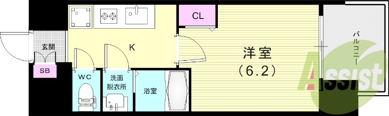 3階の間取り図