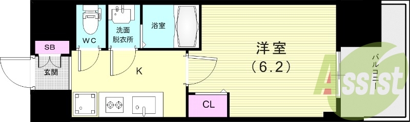 3階の間取り図