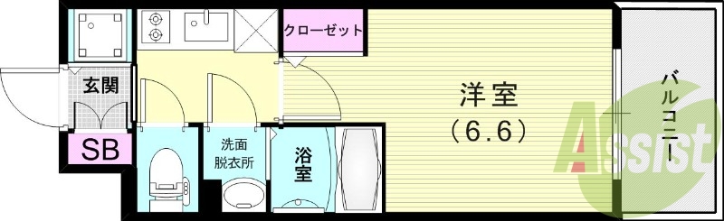 9階の間取り図