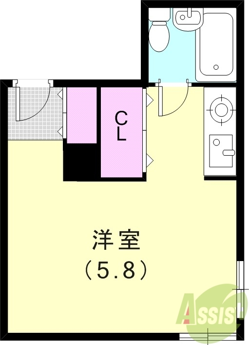 3階の間取り図