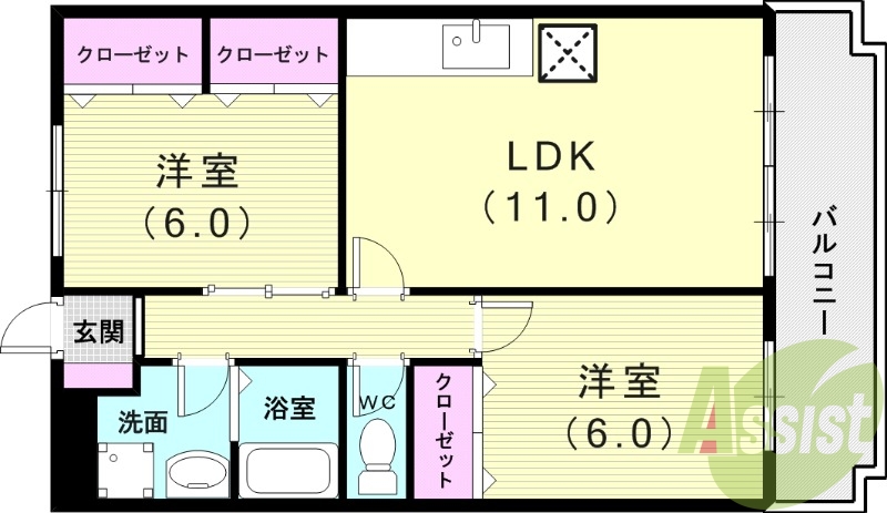 3階の間取り図