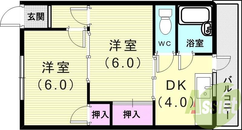 5階の間取り図