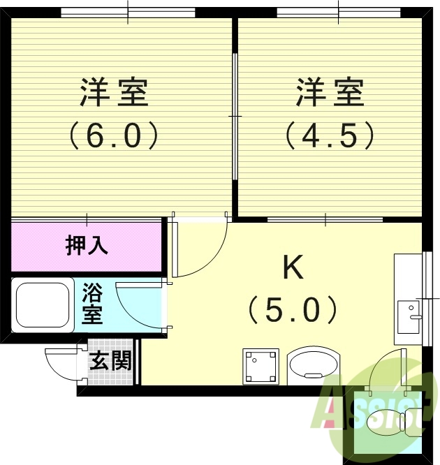 3階の間取り図