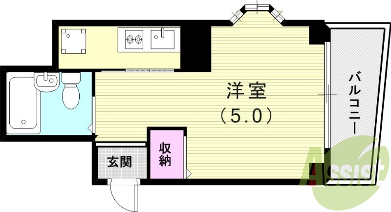 6階の間取り図