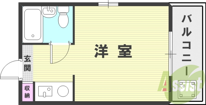 2階の間取り図