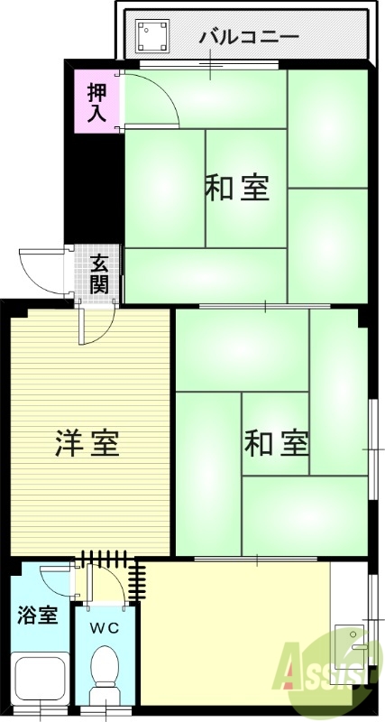 3階の間取り図
