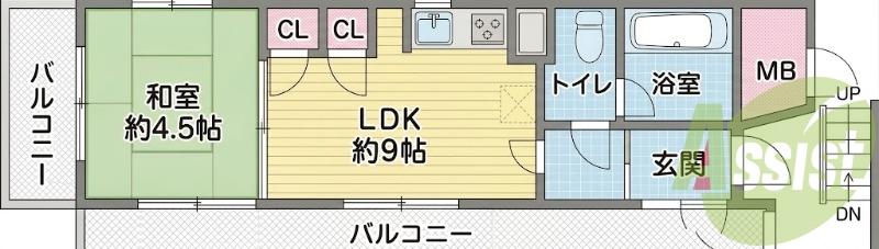 3階の間取り図