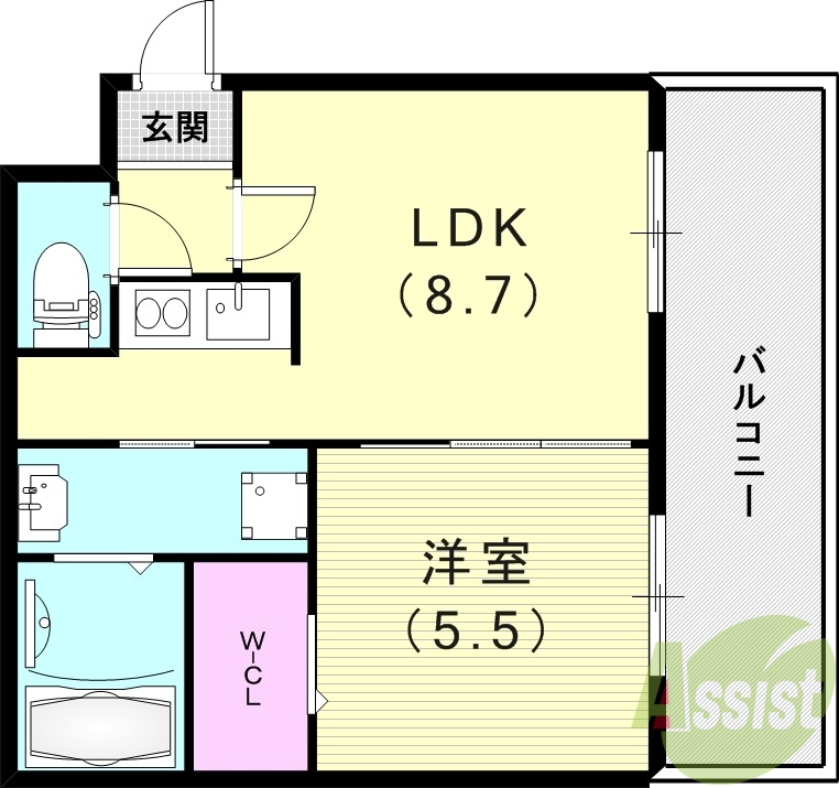3階の間取り図