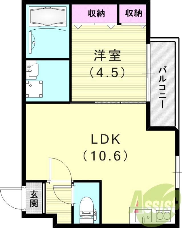 3階の間取り図