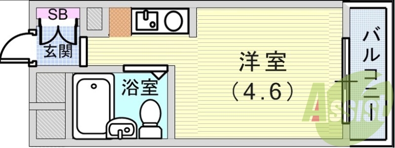 2階の間取り図