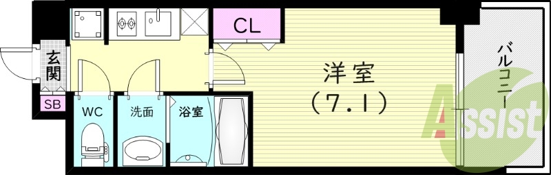 13階の間取り図