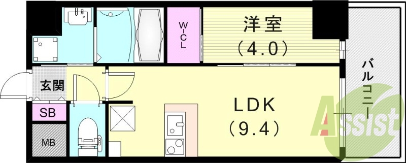 10階の間取り図