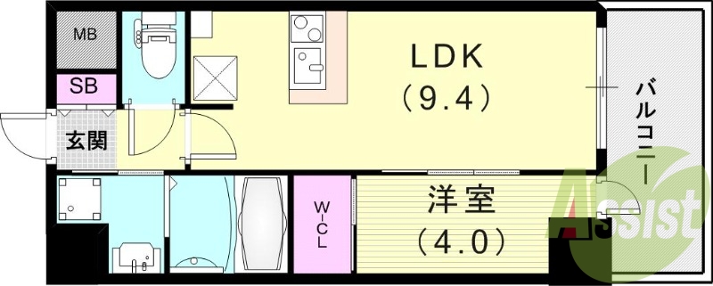 11階の間取り図