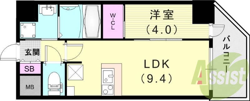 14階の間取り図